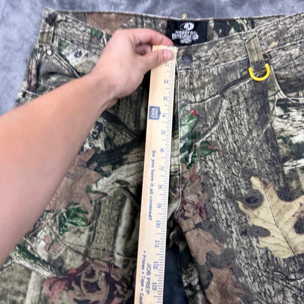Mossy Oak Pants Mens 36x32 Green Camo Break-Up Infinity Cotton Hunting Trousers - Picture 4 of 8
